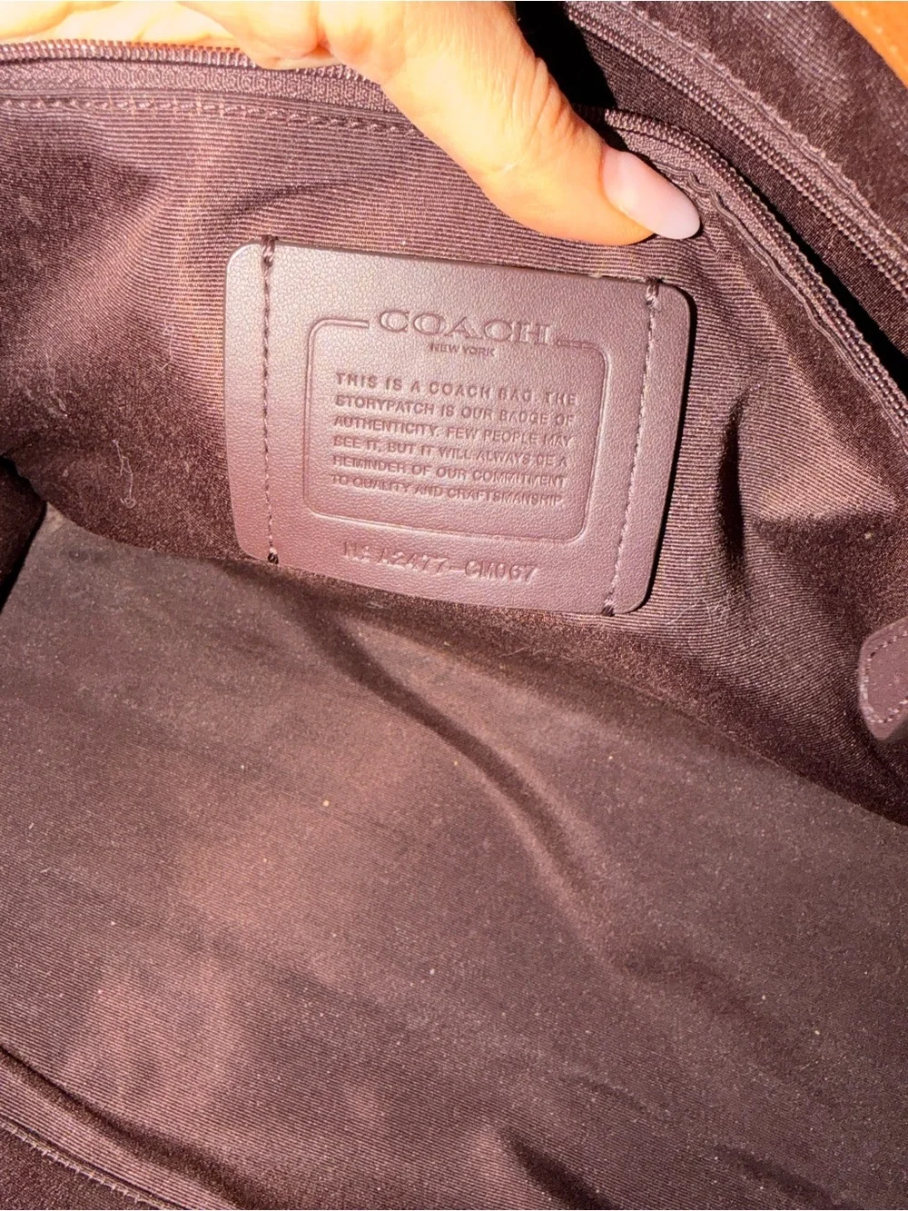 Coach Smith Tote Bag $550 - Picture 5 of 9